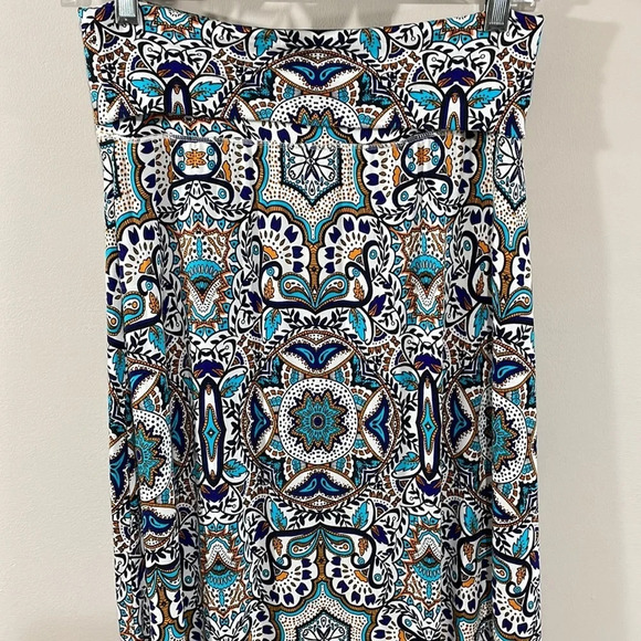 Artisan NY Maxi Skirt Boho Print Pull On S - Picture 5 of 13